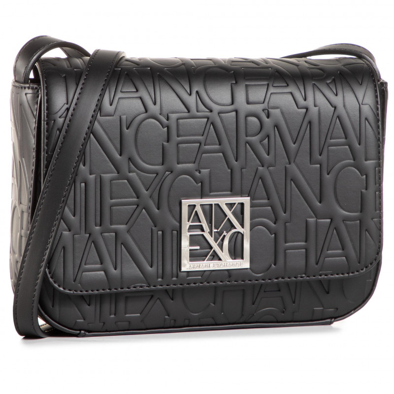A.R.M.A.N.I  E.X.C.H.A.N.G.E Messenger/Crossbody Bag Flap with Magnetic Snap