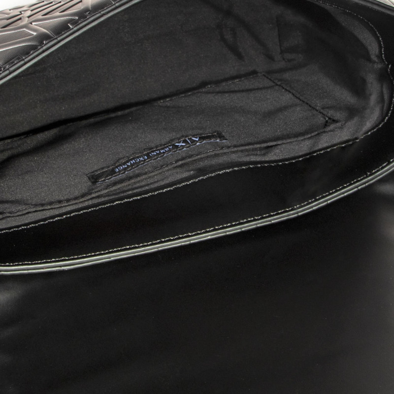 A.R.M.A.N.I  E.X.C.H.A.N.G.E Messenger/Crossbody Bag Flap with Magnetic Snap