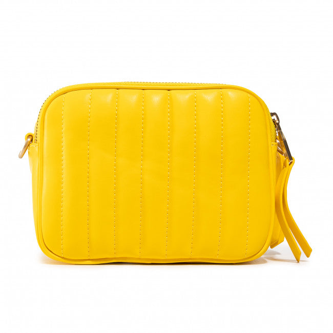 VERSACE JEANS COUTURE Crossbody Messenger Bag in Bold Yellow