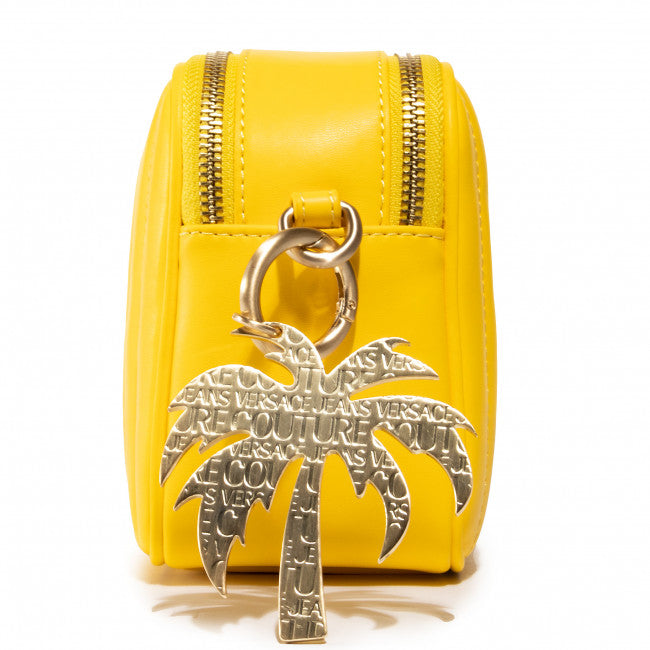 VERSACE JEANS COUTURE Crossbody Messenger Bag in Bold Yellow