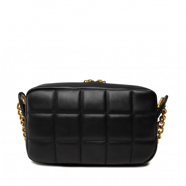 VERSACE JEANS COUTURE Quilted Cross Bag with Zipper in Black