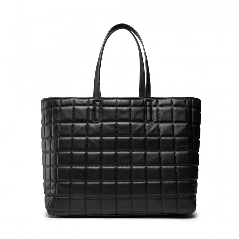 VERSACE JEANS COUTURE Tote/Shopping Bag Quilted with Detachable Chain Strap and Internal Pouch