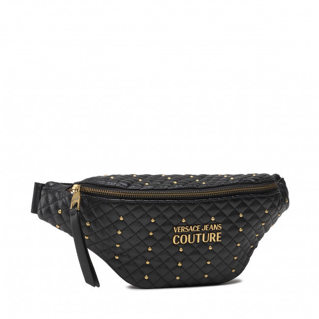 VERSACE JEANS COUTURE Quilted Waist Bag with Studs