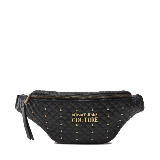 VERSACE JEANS COUTURE Quilted Waist Bag with Studs