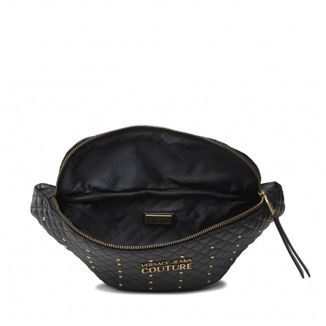 VERSACE JEANS COUTURE Quilted Waist Bag with Studs