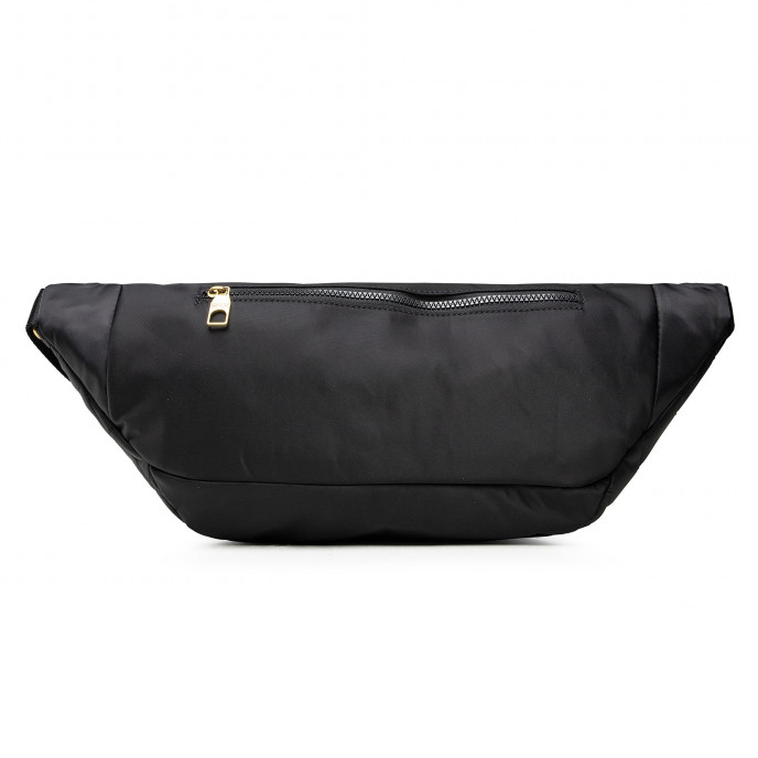 VERSACE JEANS COUTURE Waist Pack with Golden Studs for Crossbody Wear