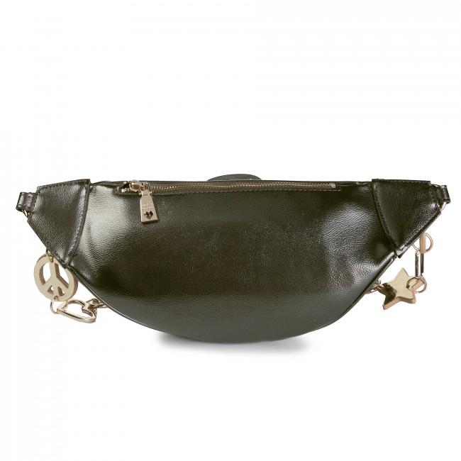 L.O.V.E M.O.S.C.H.I.N.O Waist Pack in Metallic Verde