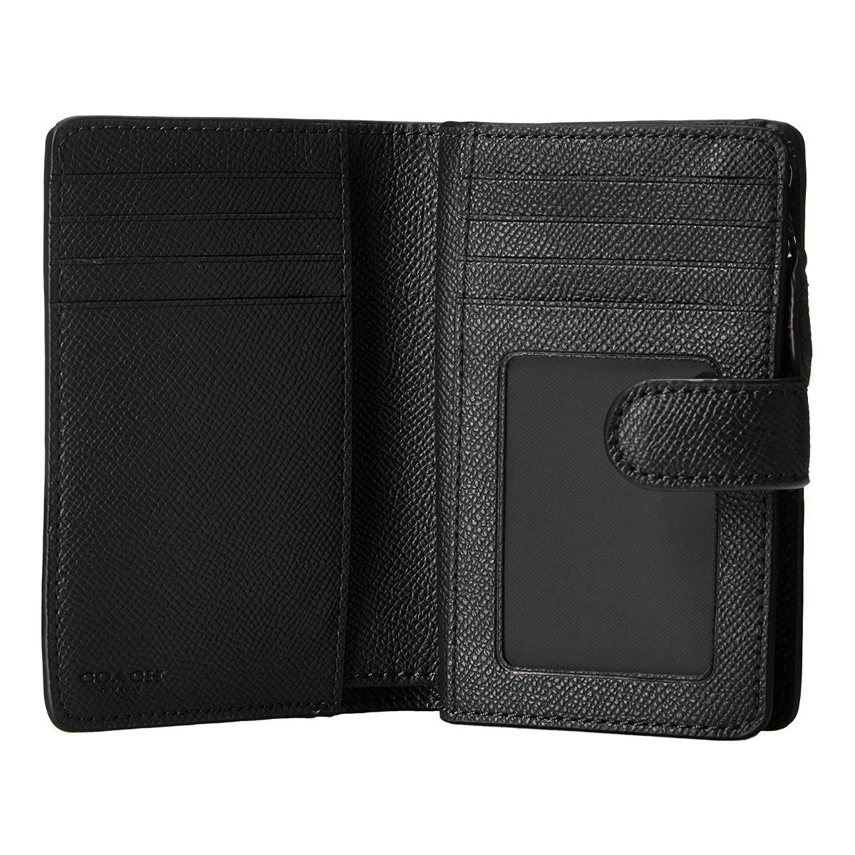 COACH Leather Medium Corner Zip Wallet