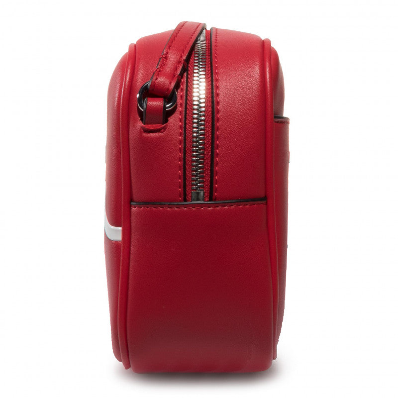 CALVIN KLEIN JEANS Sculpted Large Camera Bag with Strap for Shoulder/Crossbody Wear in Fire RED