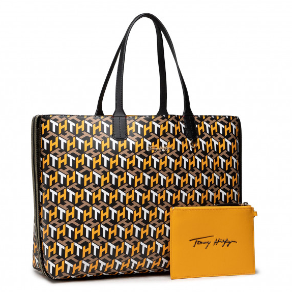 TOMMY HILFIGER Iconic Tommy Tote Bag Monogram