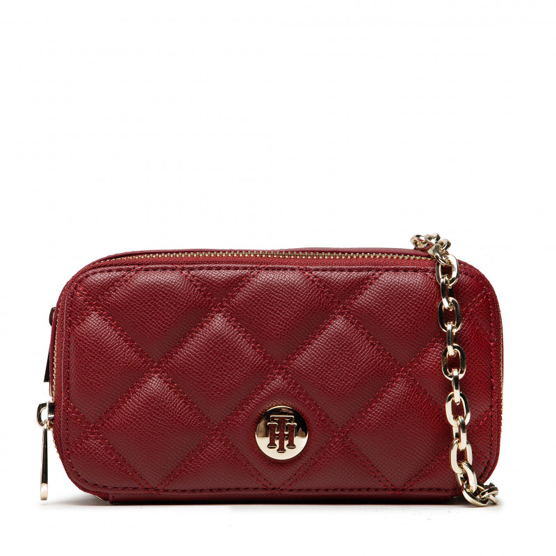 TOMMY HILFIGER Honey Mini Chain Crossover Quilt Crossbody Bag
