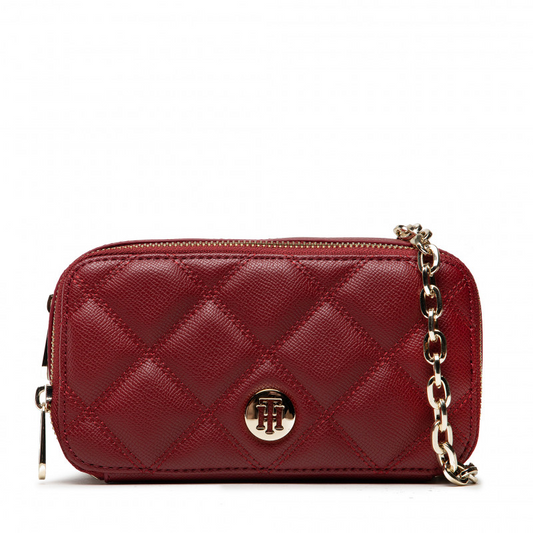 TOMMY HILFIGER Honey Mini Chain Crossover Quilt Crossbody Bag