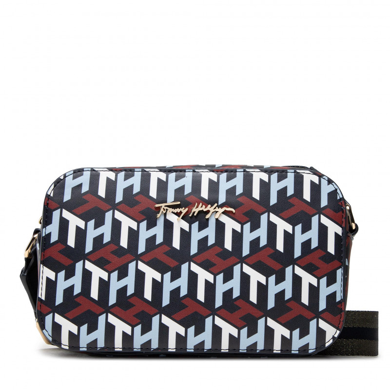 TOMMY HILFIGER Iconic Tommy Camera Bag Monogram for Crossbody Wear