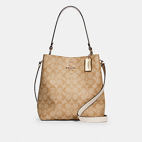 COACH Town Bucket Bag/Tote Bag with Detachable Strap for Shoulder/Crossbody Wear