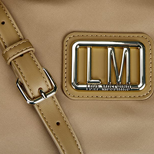 L.O.V.E  M.O.S.C.H.I.N.O  Shoulder Bag with Detachable Strap for Crossbody Wear