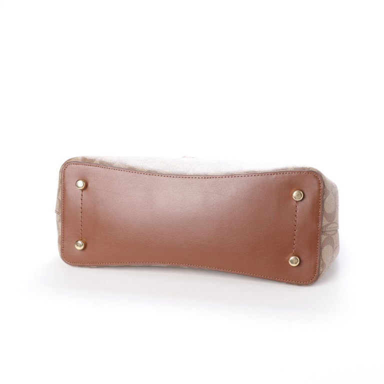 C.O.A.C.H Avenue Carryall Shoulder Bag with Sling for Crossbody Wear In Signature Canvas