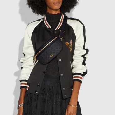 COACH Bethany Fanny Pack Canvas Waist/Belt Bag