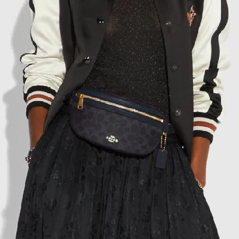 COACH Bethany Fanny Pack Canvas Waist/Belt Bag
