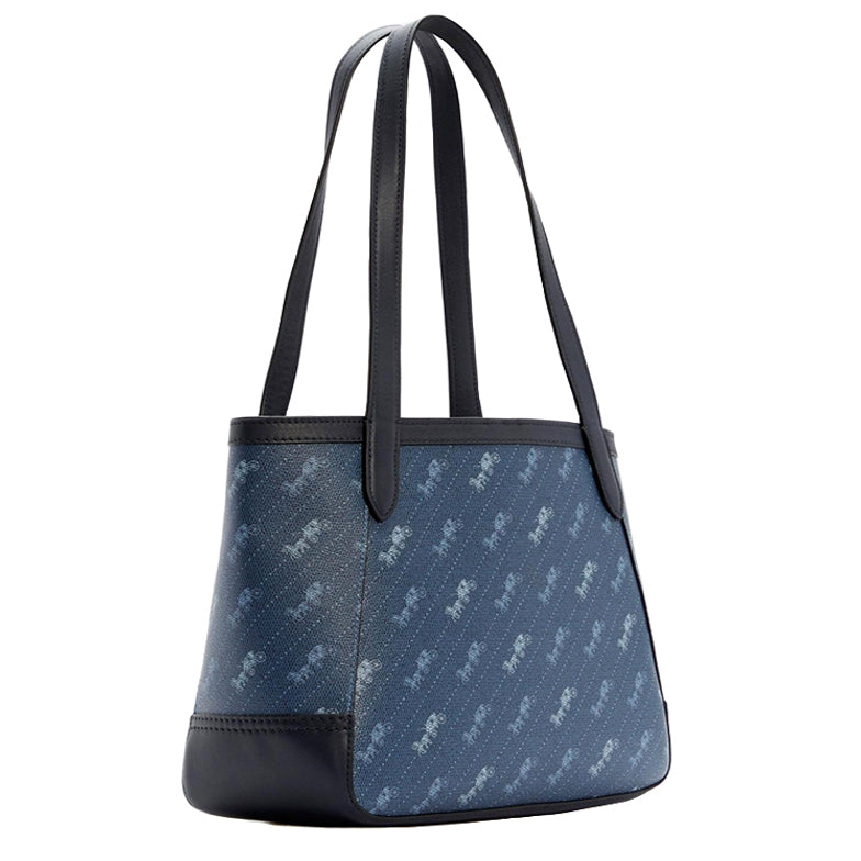 COACH Tote 27 With Horse And Carriage Dot Print Tote Bag