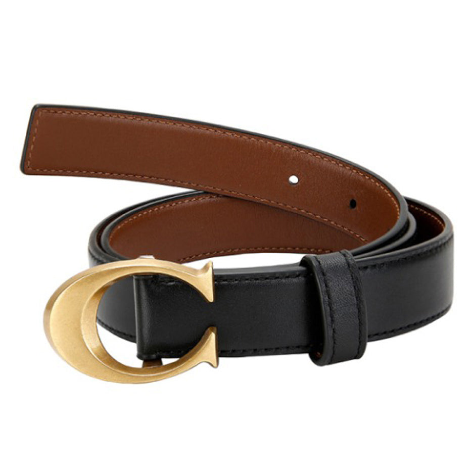 C.O.A.C.H Signature Buckle Belt