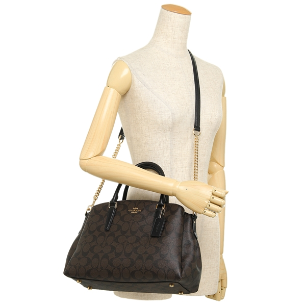 COACH Sage Carryall Handbag In Signature Canvas with Detachable Strap for Shoulder/Crossbody Wear