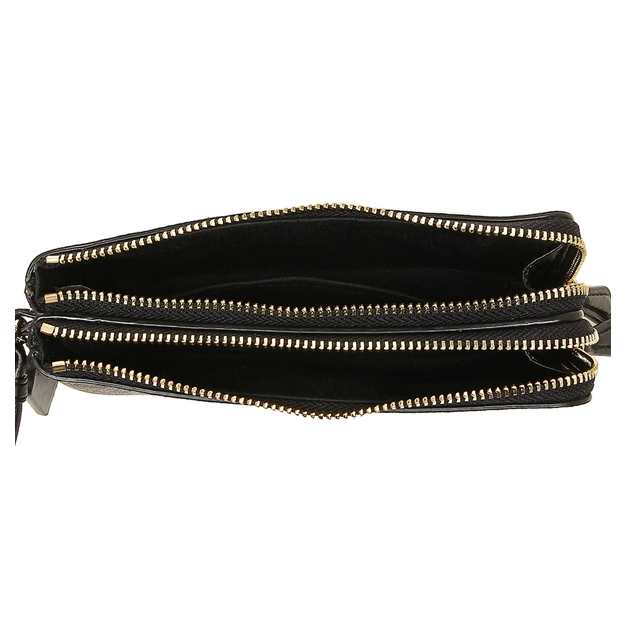 COACH Double Corner Zip Wristlet In Signature Canvas