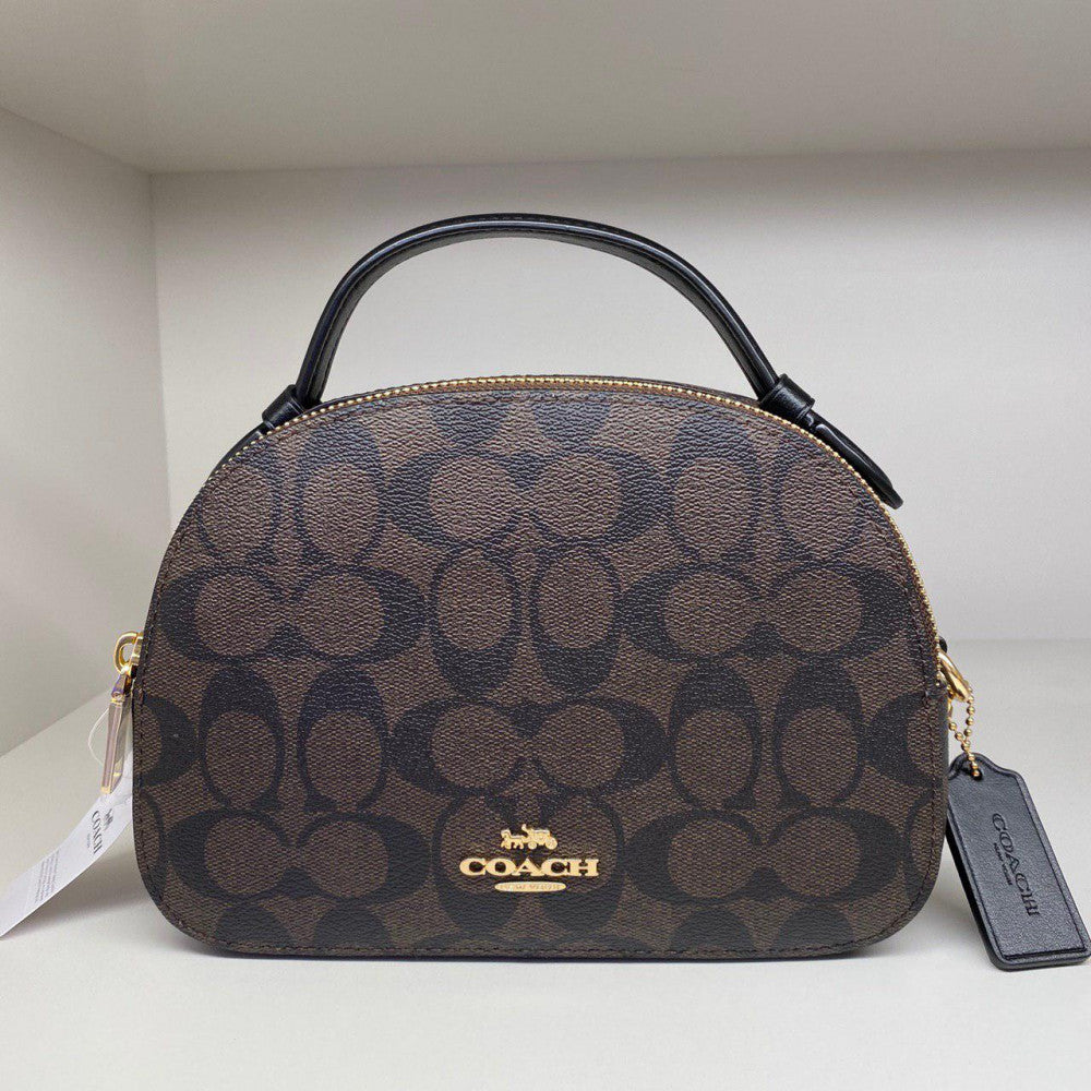 COACH Serena Satchel In Signature Canvas
