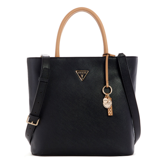 GUESS Ynes Shopper Tote Bag with Detachable Strap for Shoulder/Crossbody Wear