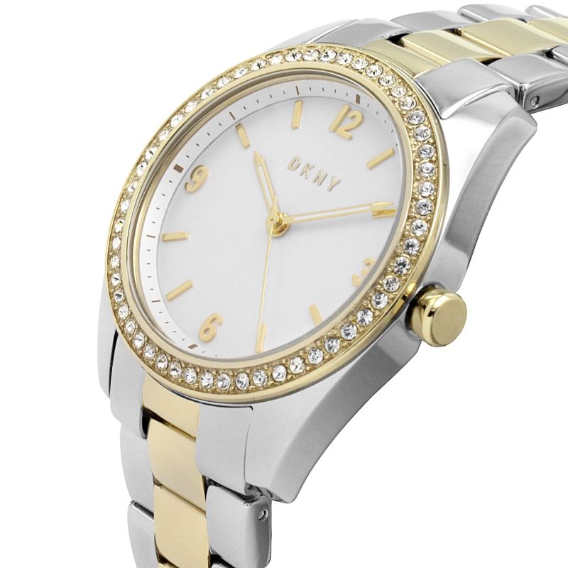 DKNY Nolita Ladies Analogue/Quartz Two Tone Watch