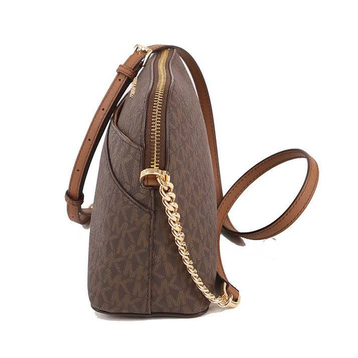 M.I.C.H.A.E.L K.O.R.S Medium Signature Dome Crossbody Jet Set Travel Bag