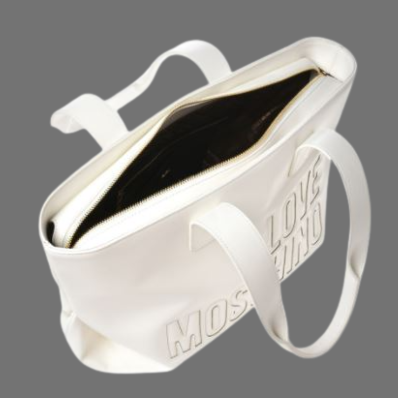 L.O.V.E M.O.S.C.H.I.N.O Woman Shopper/Tote Bag