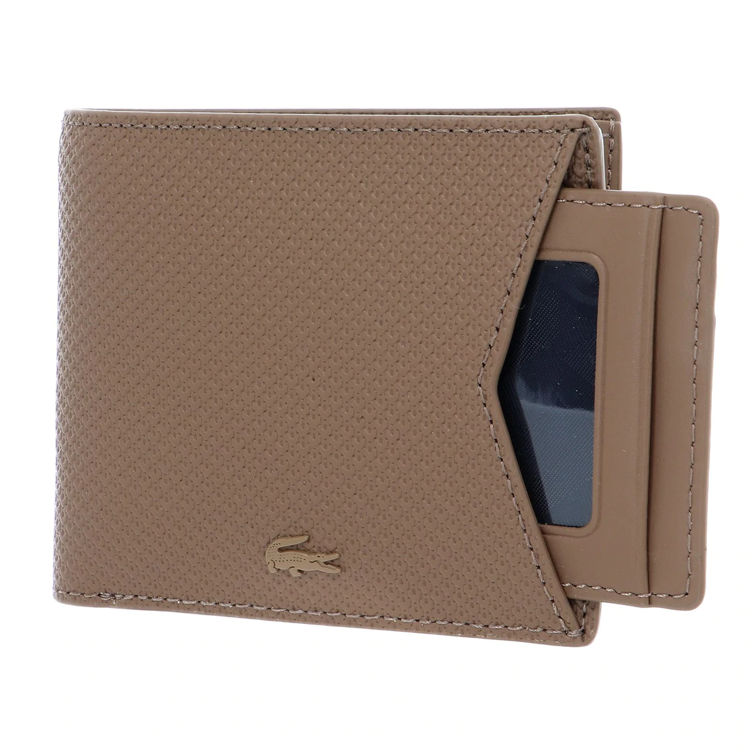 LACOSTE Men's Chantaco Billfold with Detachable Card Holder