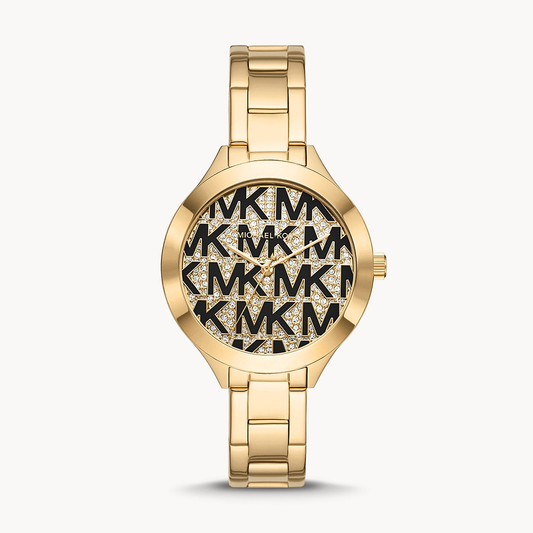 M.I.C.H.A.E.L K.O.R.S Three-Hand Gold Tone Stainless Steel Ladies Watch