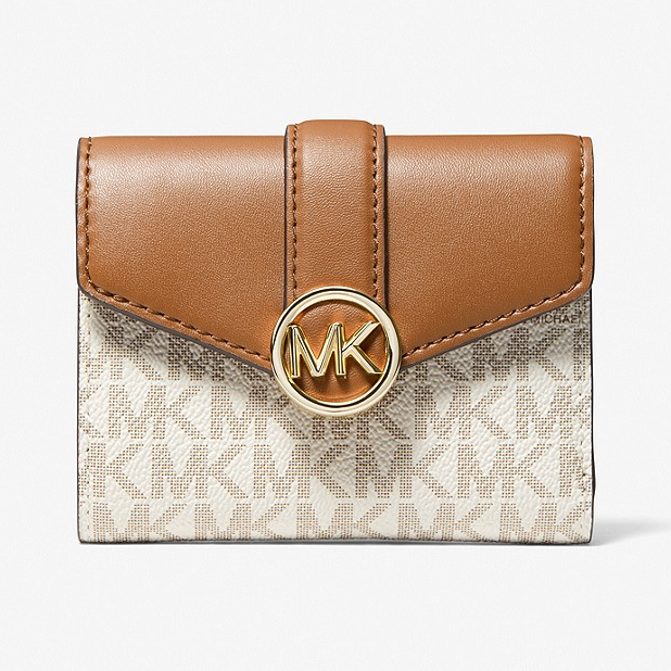MICHAEL KORS Carmen Medium Flap Trifold Wallet