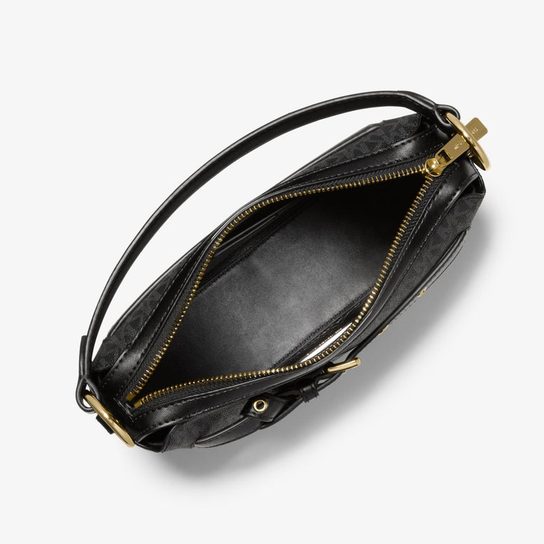 M.I.C.H.A.E.L K.O.R.S Emilia Medium Logo Shoulder Bag with Strap for Crossbody Wear