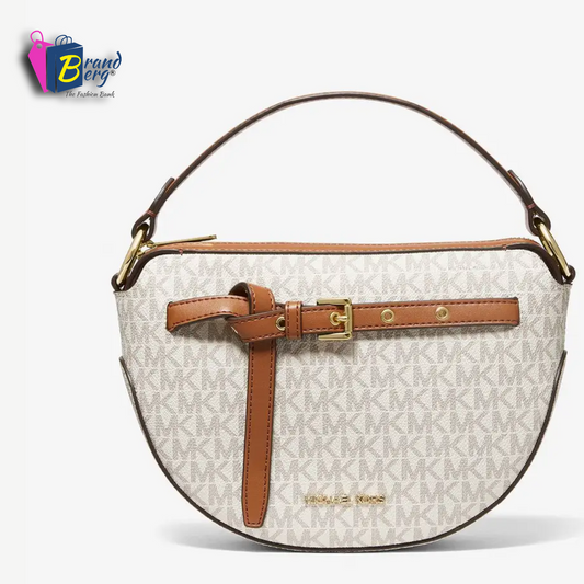 M.I.C.H.A.E.L K.O.R.S Emilia Medium Logo Shoulder Bag with Strap for Crossbody Wear