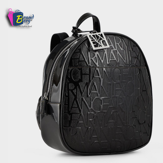 A.R.M.A.N.I E.X.C.H.A.N.G.E Brand Embossed Backpack