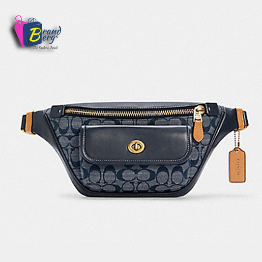 C.O.A.C.H Waist Belt Bag In Signature Chambray