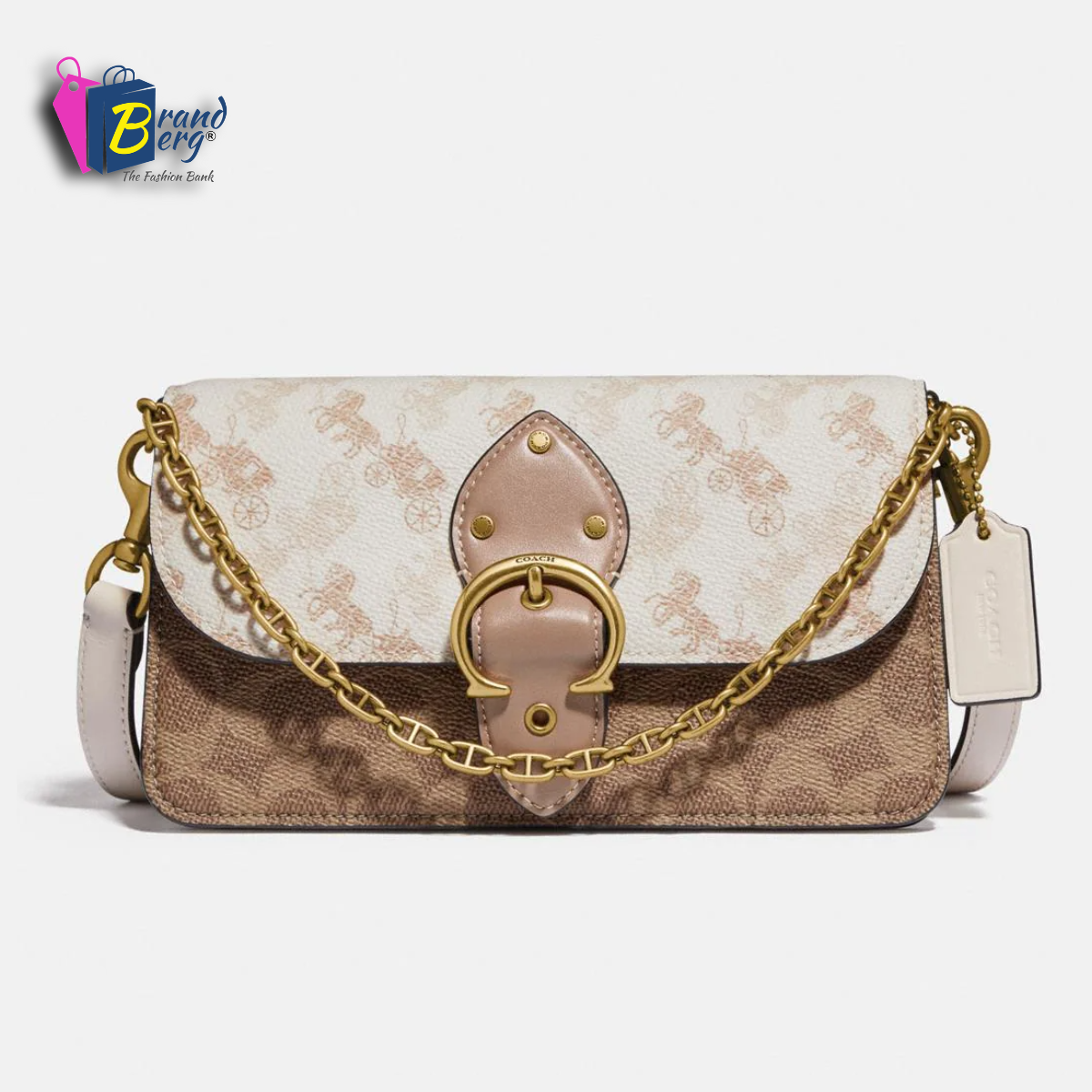 C.O.A.C.H Beat Crossbody Clutch In Signature Canvas With Horse And Carriage Print