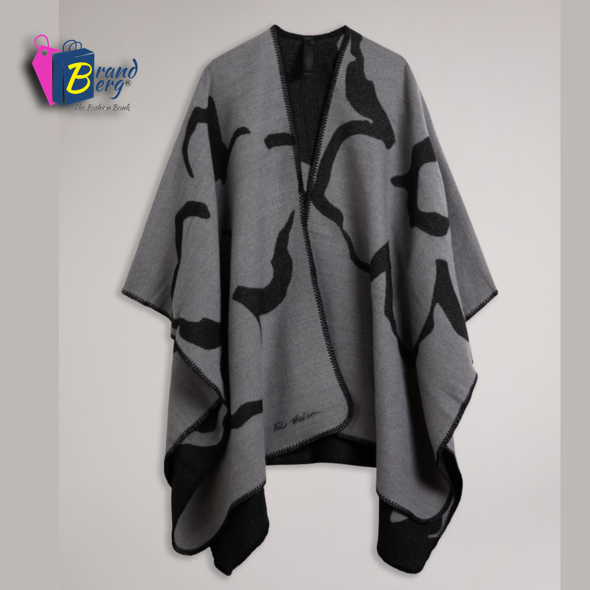T.E.D B.A.K.E.R Avai Magnolia Poncho Scarf