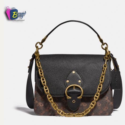 C.O.A.C.H Beat Shoulder Bag Horse And Carriage Print with Strap for Shoulder/Crossbody Wear
