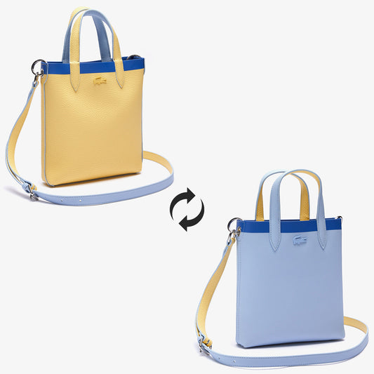 LACOSTE Reversible Anna Detachable Shoulder Strap Mini Tote Bag