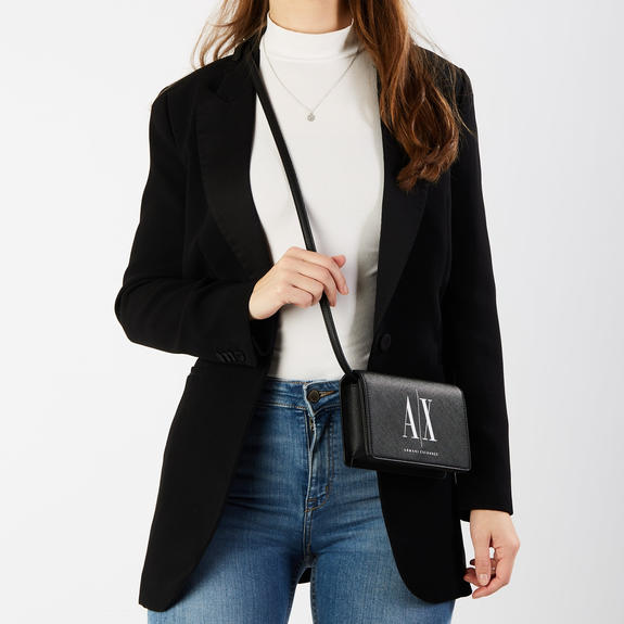 ARMANI EXCHANGE Icon period mini shoulder bag