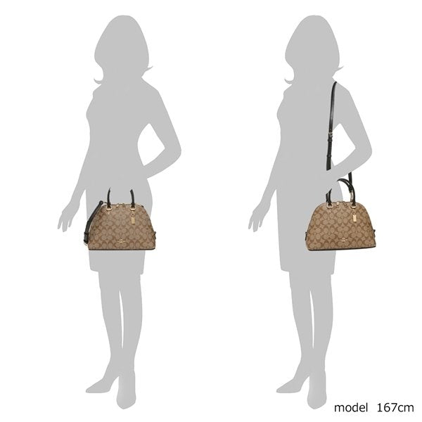 COACH Katy Satchel Bag with Detachable Strap for Shoulder/Crossbody Wear