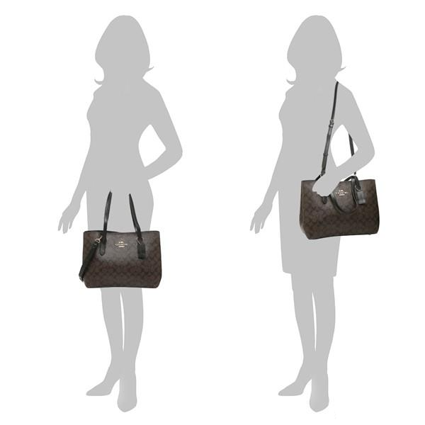 C.O.A.C.H Avenue Carryall Shoulder Bag with Sling for Crossbody Wear In Signature Canvas