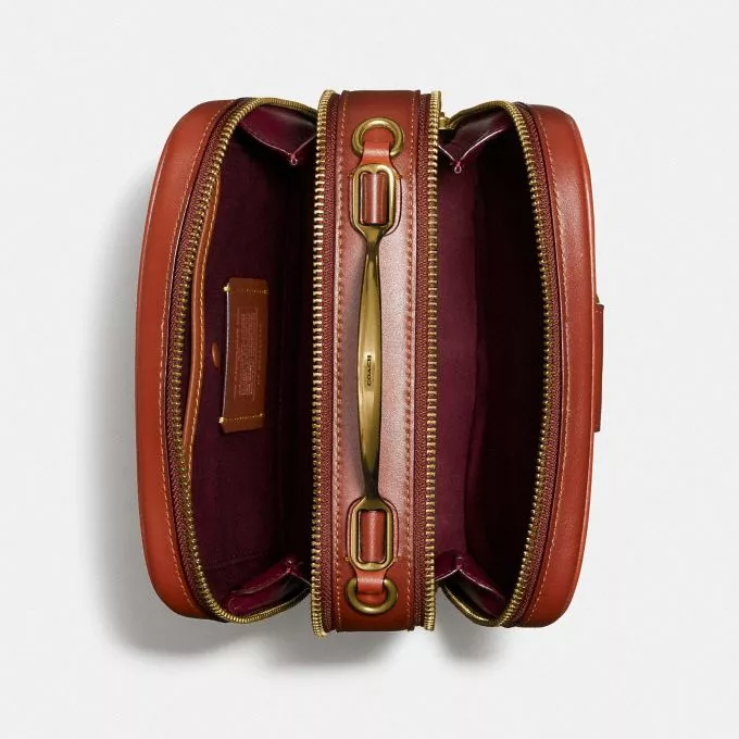 COACH Canvas Riley Lunchbox Crossbody Bag