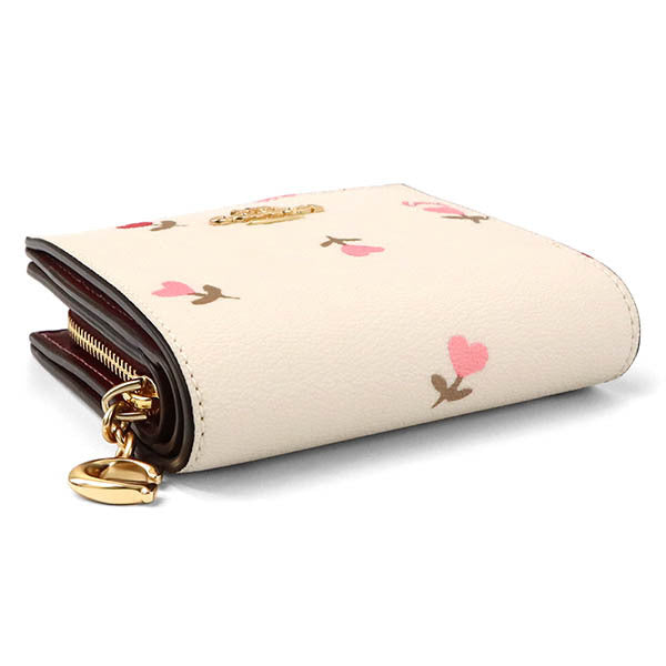 COACH Bi-fold Wallet Multi Heart Floral Print Ladies Wallet