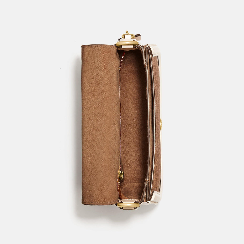 C.O.A.C.H Beat Saddle Bag In Horse And Carriage Print With Detachable Strap for Shoulder/Crossbody Wear