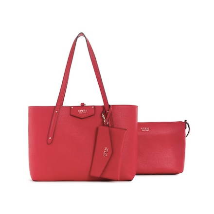 GUESS Bag Eco Brenton Reversible Tote Bag with Detachable Pouch