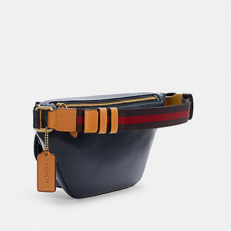 C.O.A.C.H Waist Belt Bag In Signature Chambray